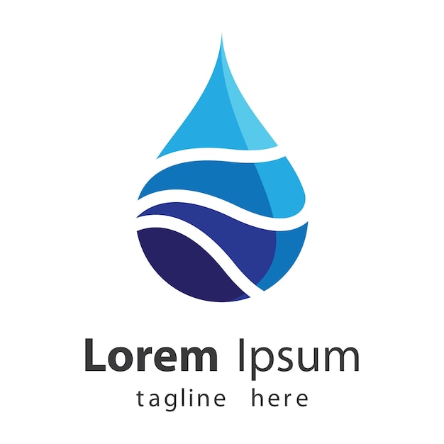 Waterdruppel logo afbeeldingen