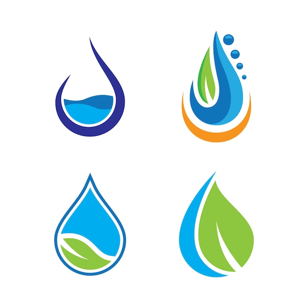 Waterdruppel logo afbeeldingen