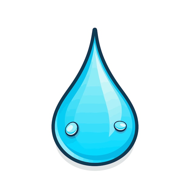 Waterdruppel logo icoon