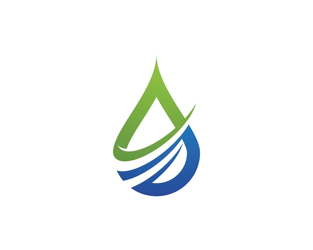 waterdruppel Logo sjabloon vector illustratie ontwerp