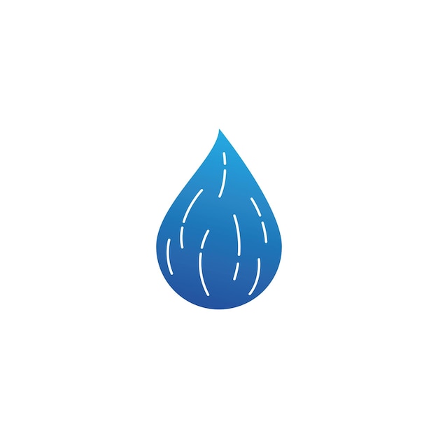 waterdruppel Logo Template vector illustratie ontwerp