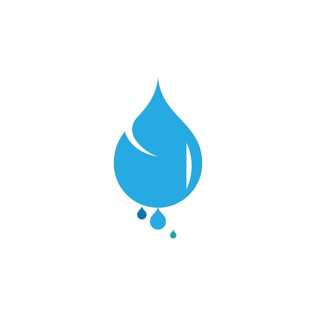 waterdruppel Logo Template vector illustratie ontwerp