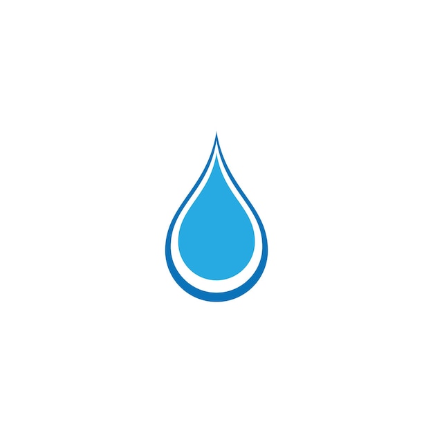 waterdruppel Logo Template vector illustratie ontwerp
