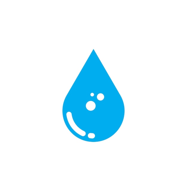 Waterdruppel pictogram vector illustratie ontwerp