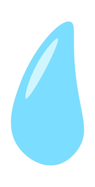 Waterdruppel pictogram vectorillustratie