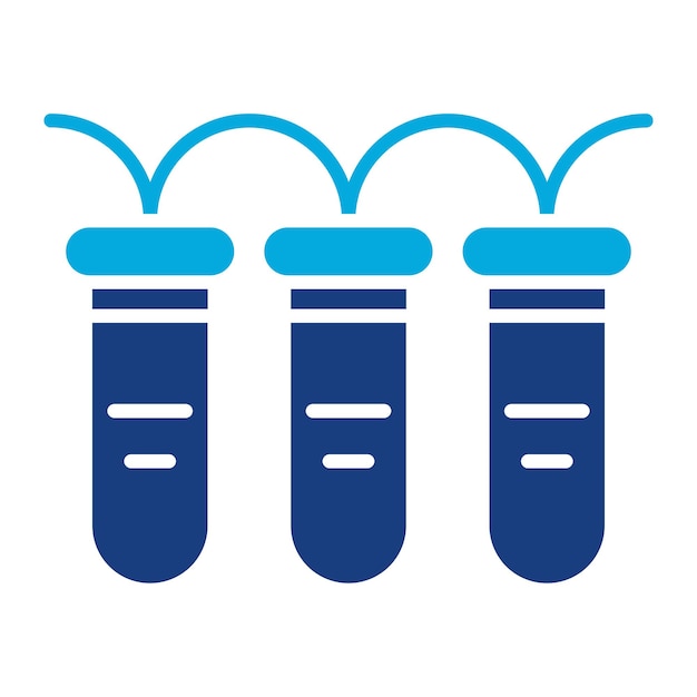 Waterfiltratie Duotone-illustratie