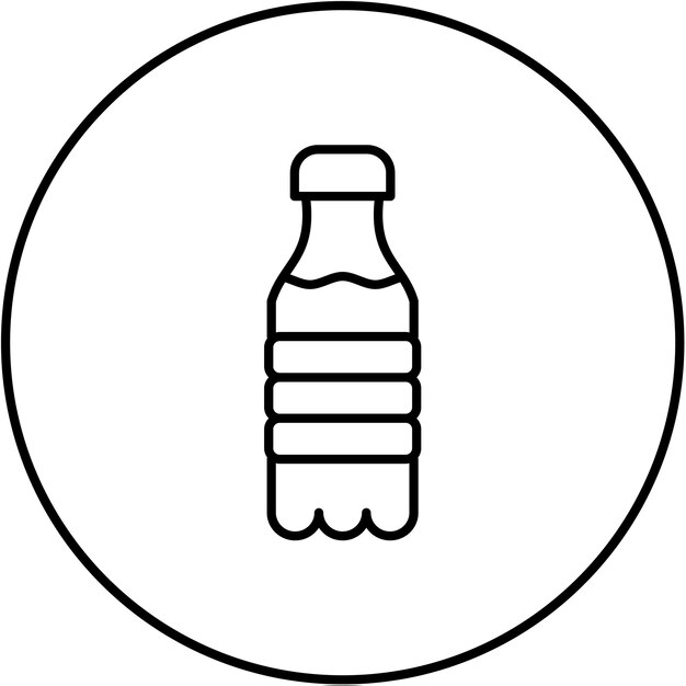 Waterfles icoon vector afbeelding Kan worden gebruikt voor ochtend en ontbijt
