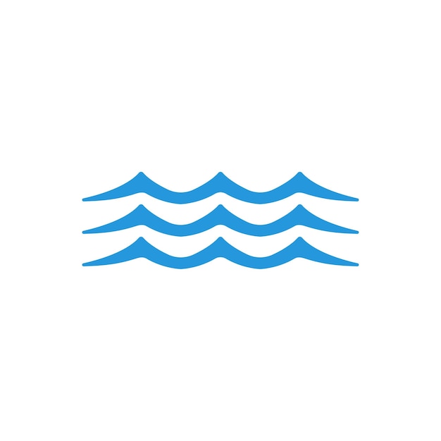 Watergolf illustratie logo ontwerp