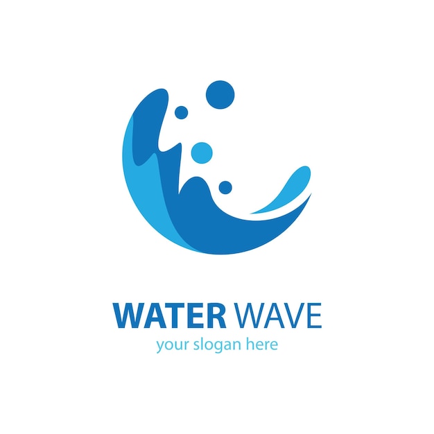 Watergolf logo afbeeldingen afbeelding ontwerp