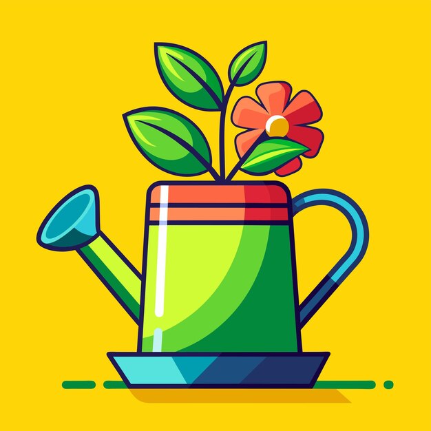 Watering Can vector illustration