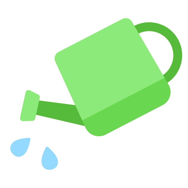 Vector watering can