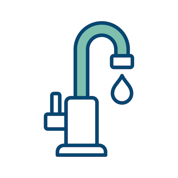 waterkraan pictogram vector ontwerpsjabloon op witte achtergrond