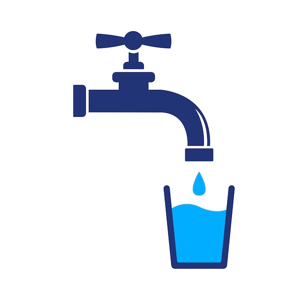 Waterkraan pictogram