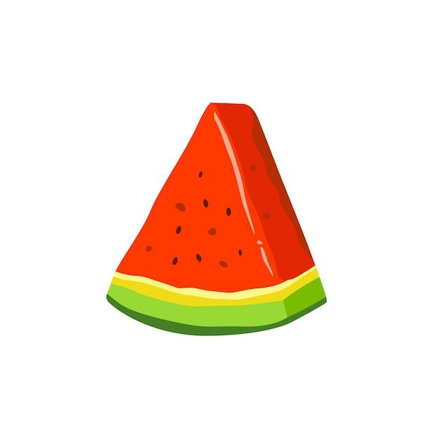 watermeloen fruit cartoon vectorillustratie