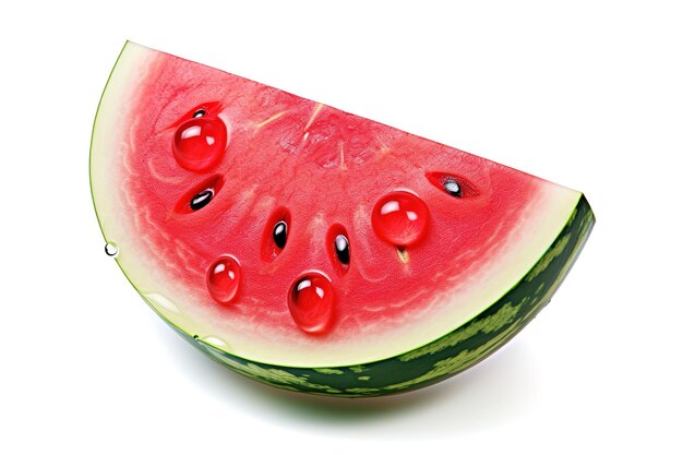 watermeloen rijpe sappige illustratie geïsoleerd op een witte achtergrond