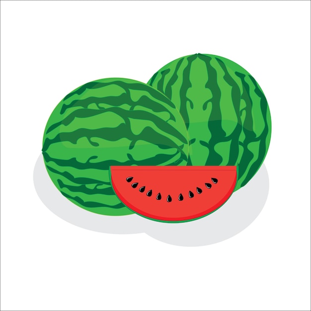 Vector watermelon atau semangka