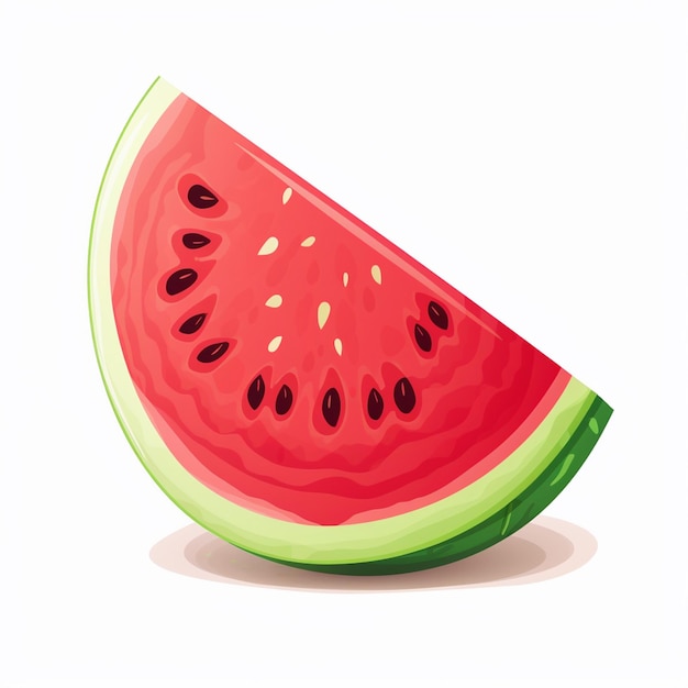 watermelon fresh summer sweet fruit green vector organic tasty slice melon red healthy