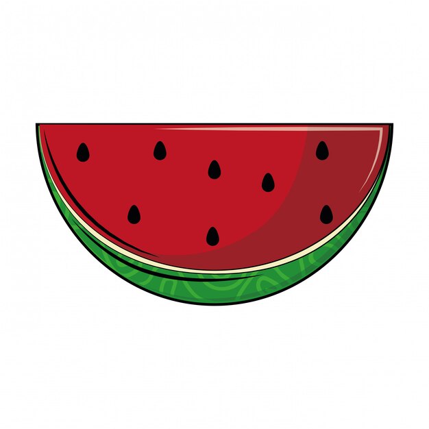 Ftewatermelon Sandia Kawaii Sandiakawaii Watermelon - Dibujos Kawaii De  Comida - Free Transparent PNG Clipart Images Download