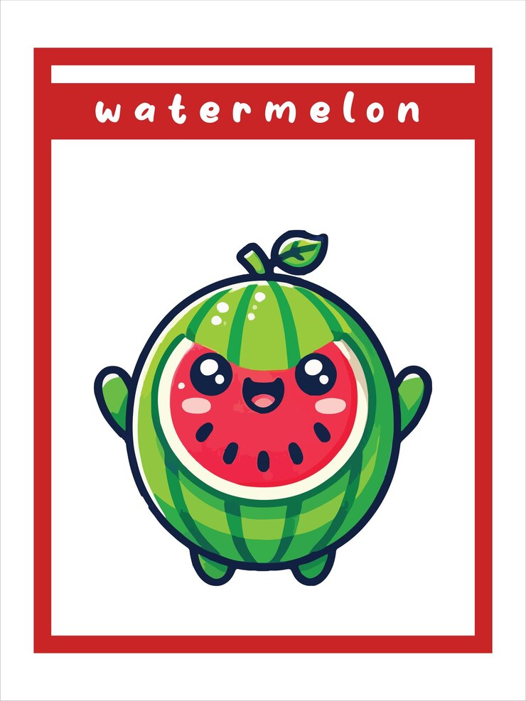 Vector 수박 과일 터