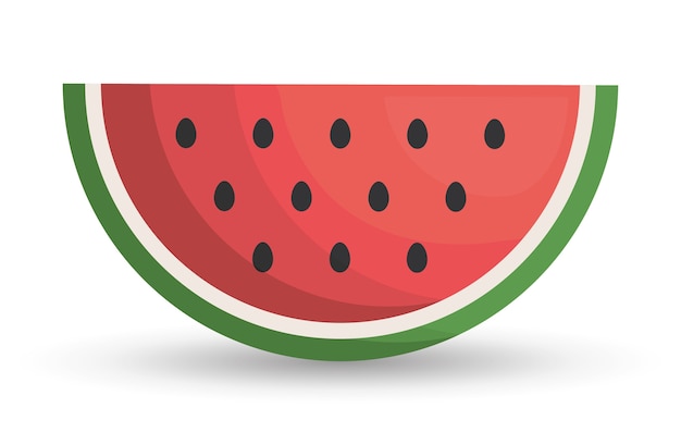 watermelon healthy organic food icon