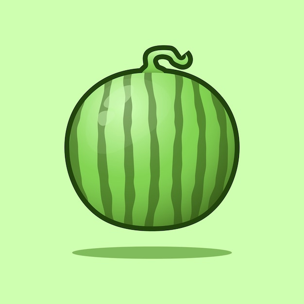 Vector watermelon icon vector illustration