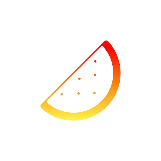 Vector watermelon icon