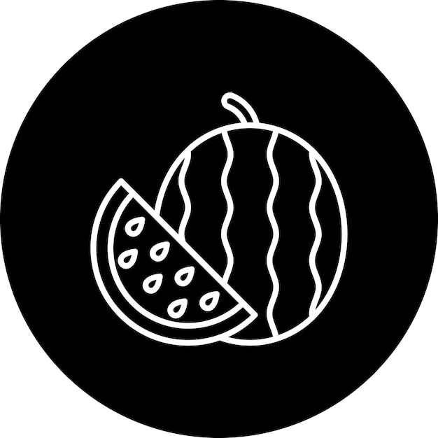 Vector watermelon icon