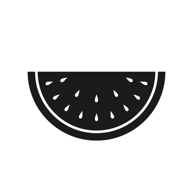 Watermelon iconVector illustration isolated on white background