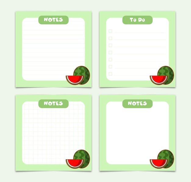 Watermelon Notepad