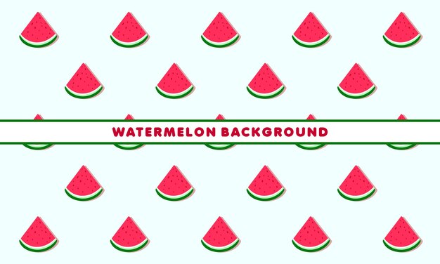 Watermelon pattern vector background