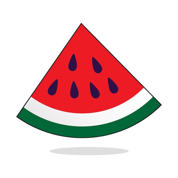 Watermelon Slice Illustration