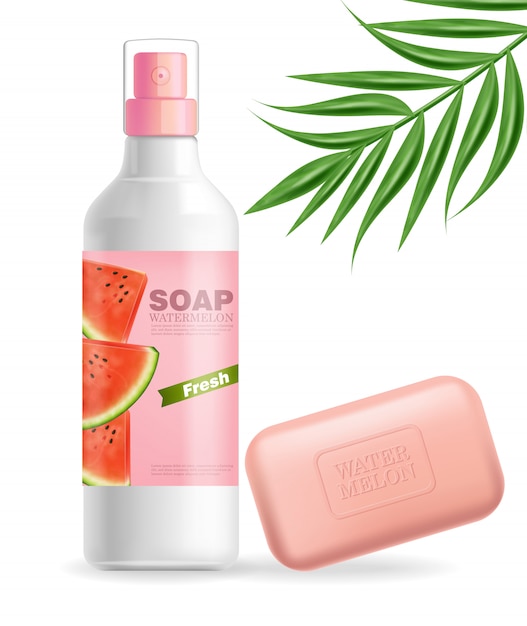 Watermelon soap