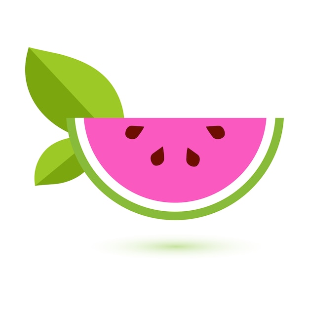 Watermelon vector icon