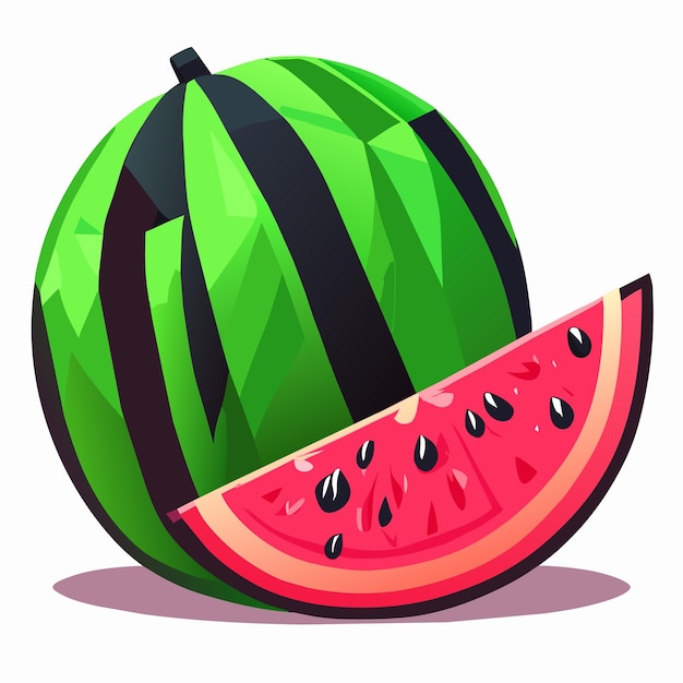 Vector watermelon vector illustration