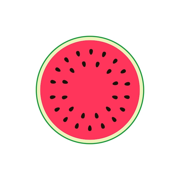 Watermelon on a white background