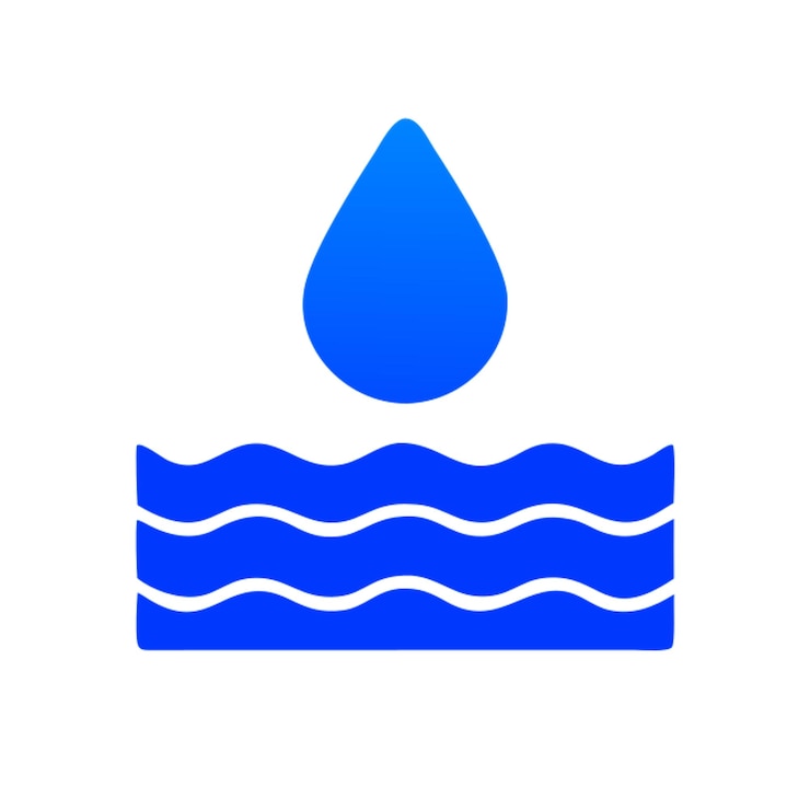 Vector waterpictogram