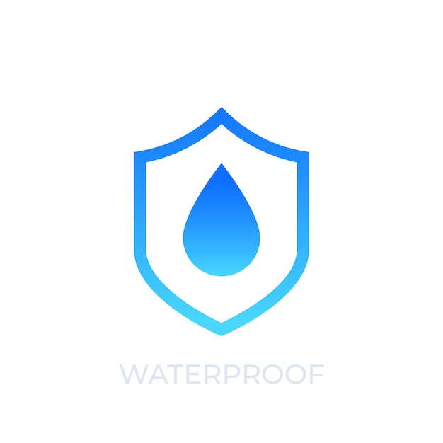 Waterproof vector icon