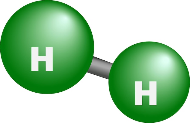 Vector waterstofmolecuul