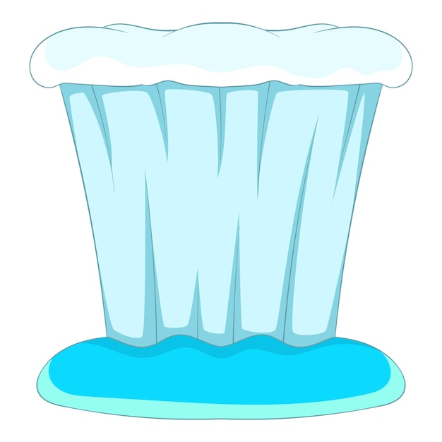 Vector waterval icoon cartoon illustratie van waterval vector icoon voor het web