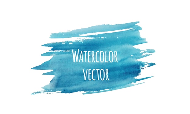 Vector waterverf hand getekende streep