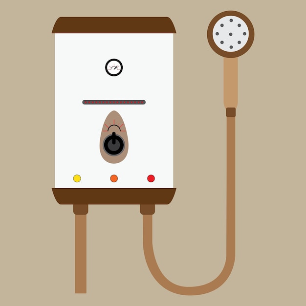 Waterverwarmer pictogram afbeelding achtergrond