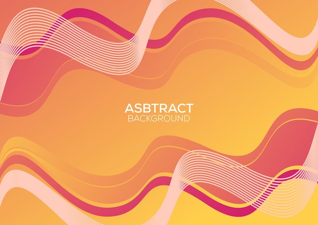 wave abstract background design gradient color