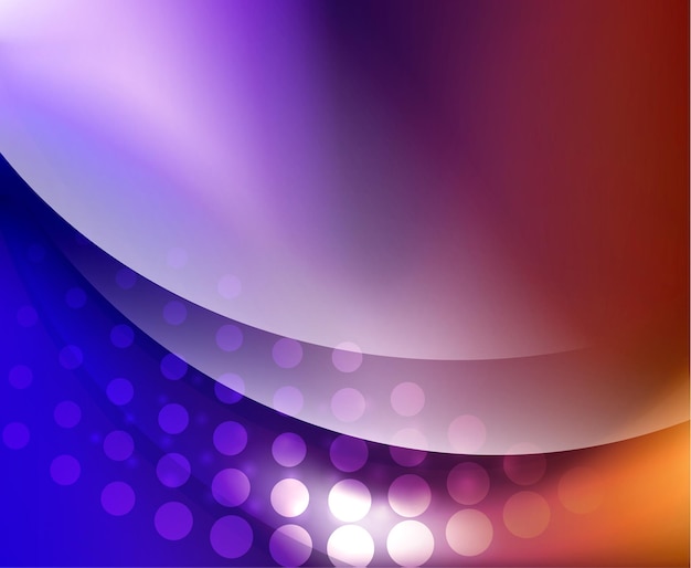 Vector wave abstract background