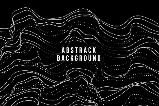 Vector wave abstract background