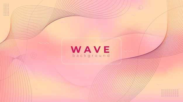 Wave abstract background