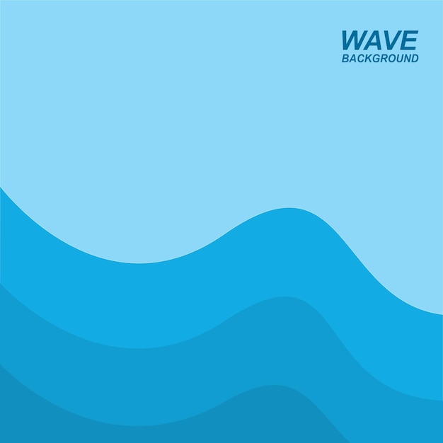 Wave background vector illustration