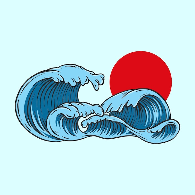 Wave Design Illustration