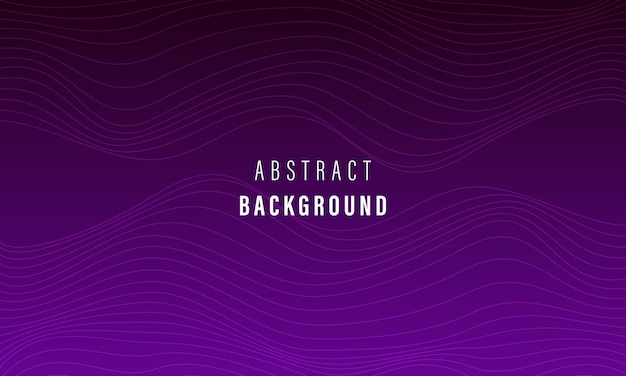 Vector wave dynamic lines background