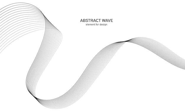 Wave element for design.