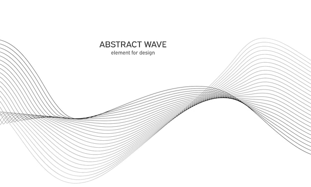 Wave element for design